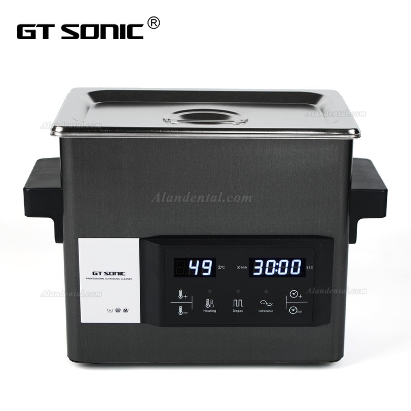 GT SONIC S-Series Touch Panel Ultrasonic Cleaner 2-9L 50-200W with Hot Water Cleaning